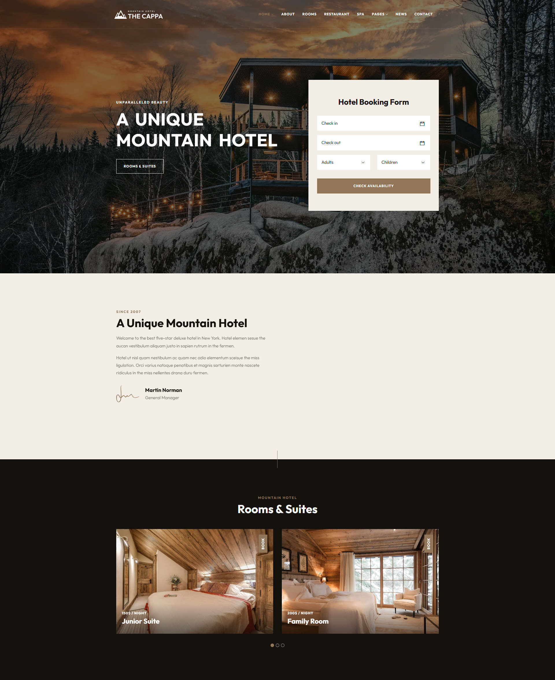 Mountain Hotel – Không Gian Nghỉ Dưỡng Giữa Thiên Nhiên Hùng Vĩ