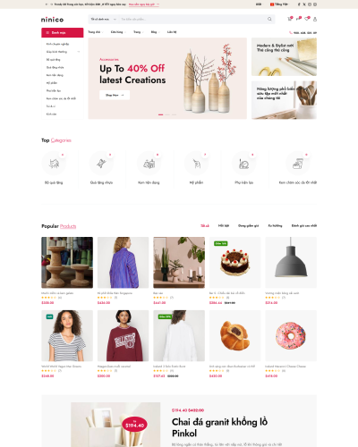 Giải Pháp eCommerce Cao Cấp Cho Ngành Hàng Mỹ Phẩm, Hoa Tươi & Quà Tặng